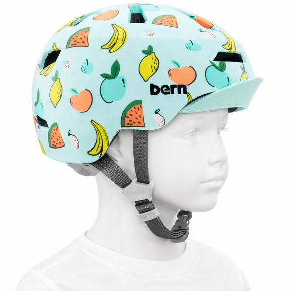 Bern Other - NEW Bern Nino 2.0 Kids Medium Matte Fun Fruit Bike Helmet Colorful Fun Design
